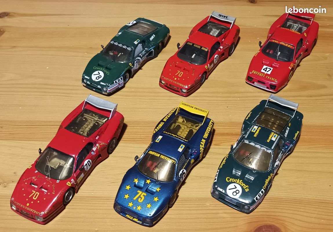 Lot de 6 miniatures 512 BB LM Ferrai 1/43 AMR Tron BAM (image 1)
