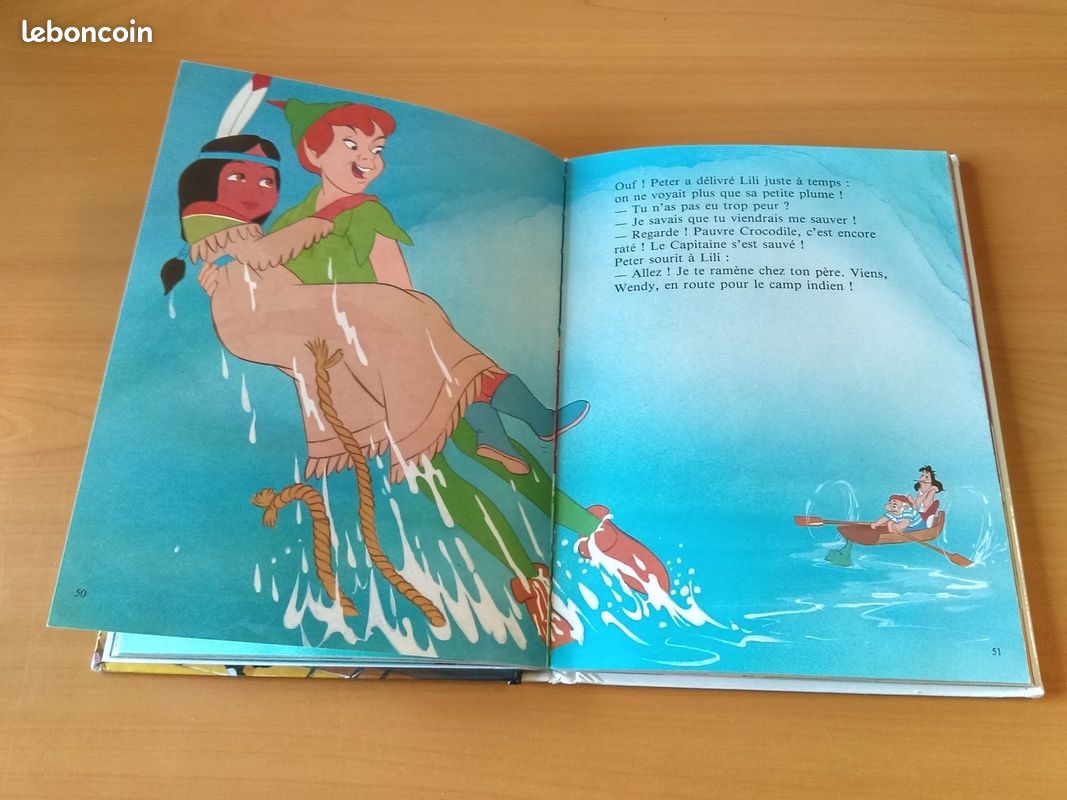 Lot de 5 livres walt disney / france loisirs / dumbo - bambi - peter pan etc... (image 3)