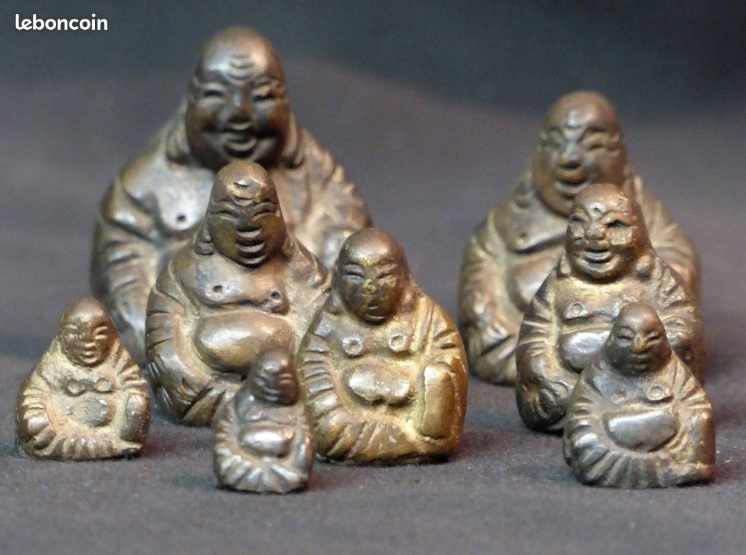 4 Perles En Métal Bronze Bouddha 11mm – Parfaites Pour Créer Tes Propres Bijoux !