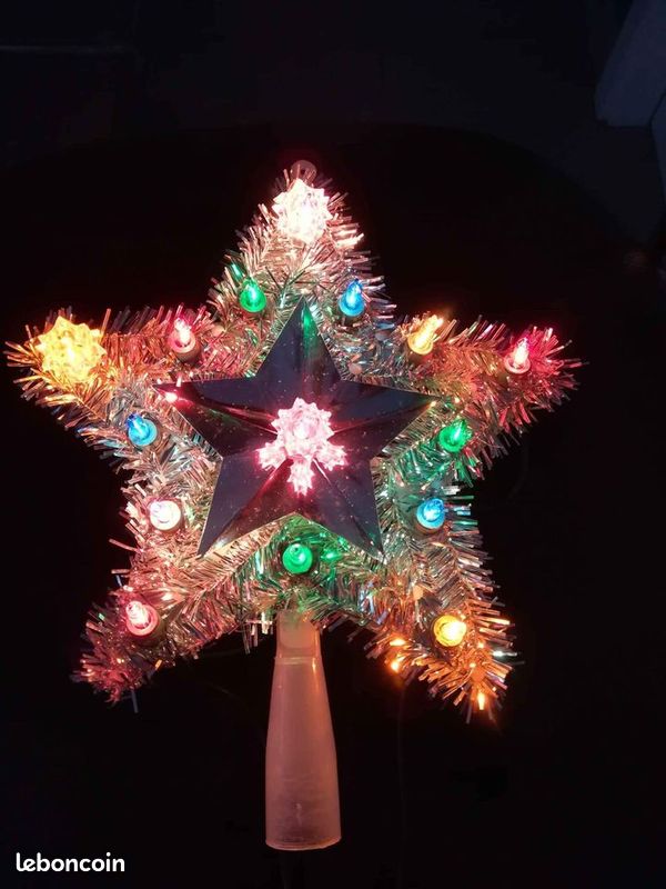Pique pour sapin étoile lumineuse (image 1)
