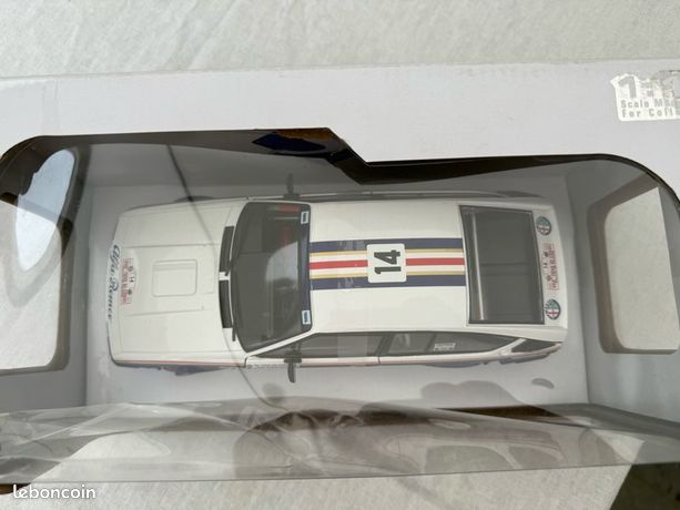 Alfa Romeo GTV6 Rothmans , 3°Rallye Tour de Corse 1986, 1:18 (Neu und