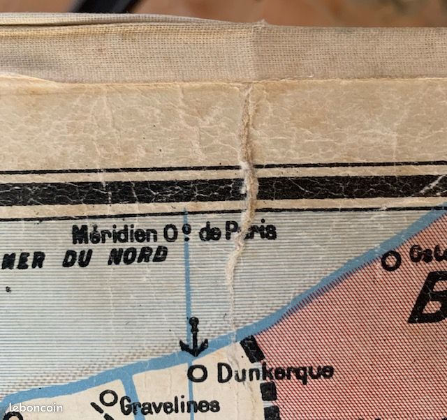 Carte géographique scolaire ancienne (image 4)