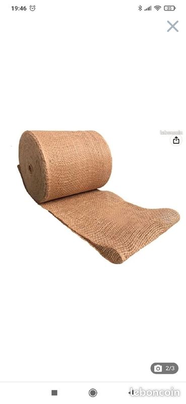 Chemin de table toile de jute (image 2)