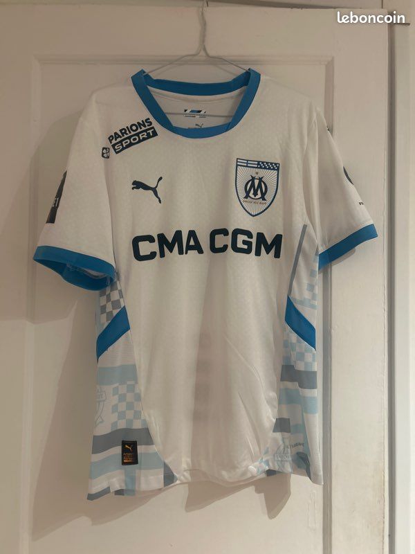Maillot om Marseille extérieur pro greenwood saison 2024-2025