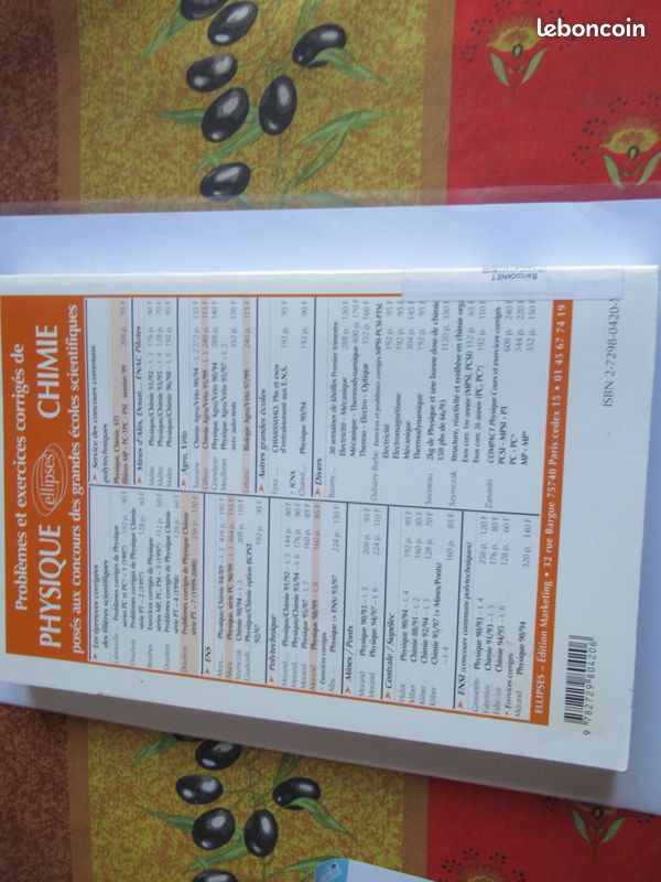 Problèmes corrigés de biologie Agnès LEFRANC (image 2)