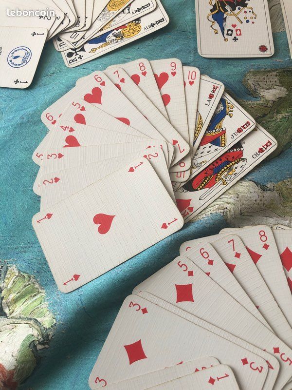 Ancien Jeu De Cartes à Jouer "Guillotin" Par Héron - Format Tarot, Vintage, Occasion
