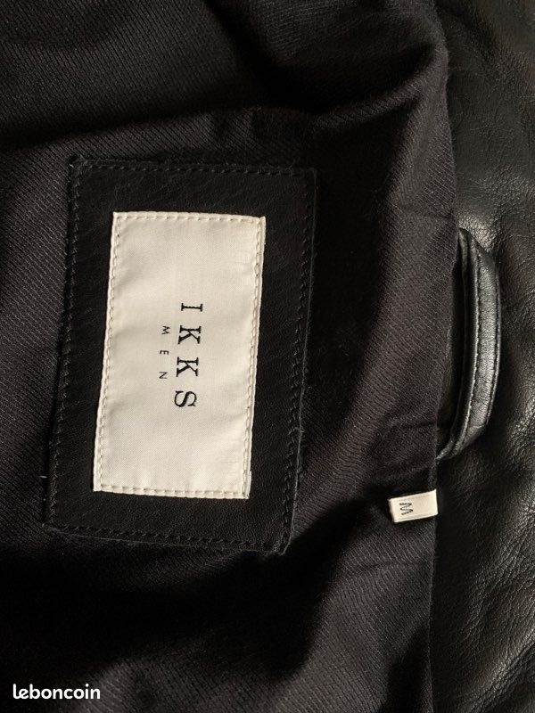 Blouson cuir IKKS Men (image 5)