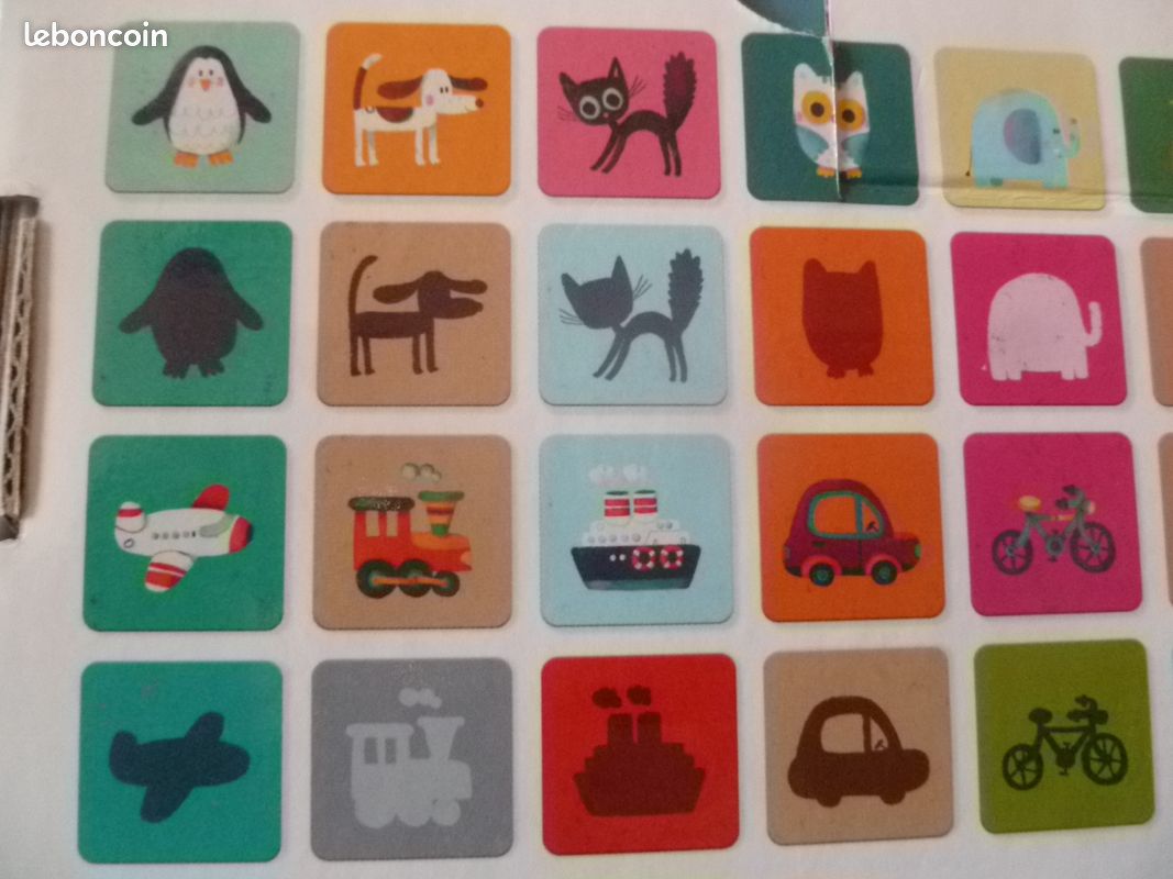 Silhouette memo game jeu - 3 euro si à envoyer (image 4)
