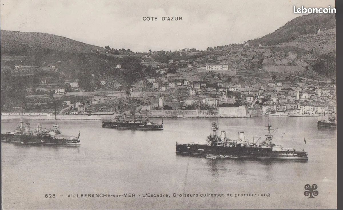 06 - Villefranche-sur-Mer, L'Escadre, Croiseurs Cuirassés de Premier Rang (image 1)