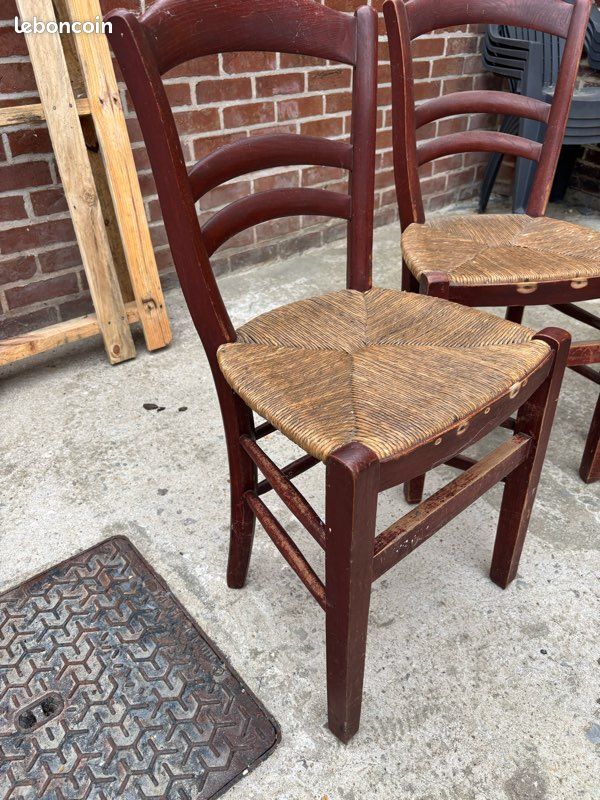 4 chaises anciennes (image 2)