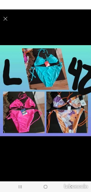 Lot maillot de bain L42 (image 1)