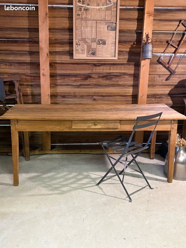 ✨ Table ancienne entièrement rénovée – bois massif ✨ (image 9)
