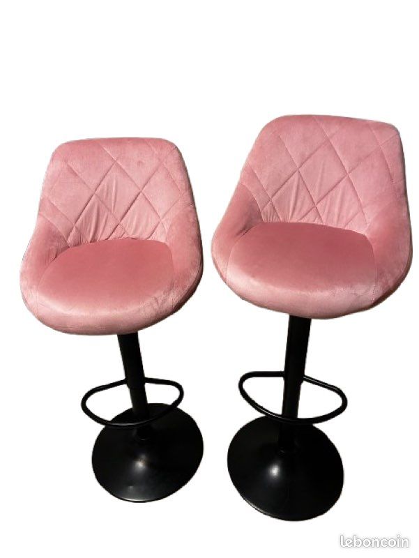 2 Tabouret Bar en Velours (image 2)