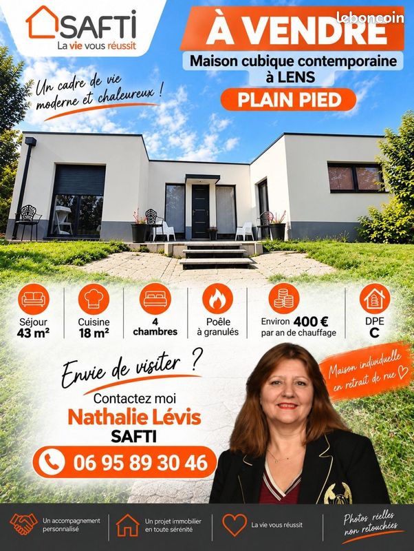 Maison 6 pièces 127 m² · à Éleu-Dit-Leauwette · 127 m² · 285 000 €