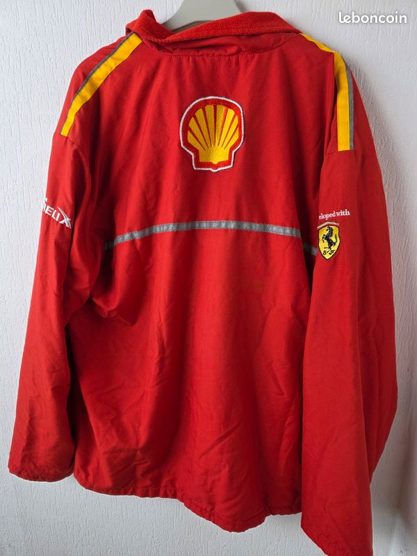 Veste crazy jacket réversible Ferrari Shell collector formule 1 vintage 90's taille XL/XXL (image 5)