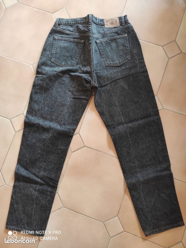 Jean gris Gap Denim loose fit 12 regular (image 5)