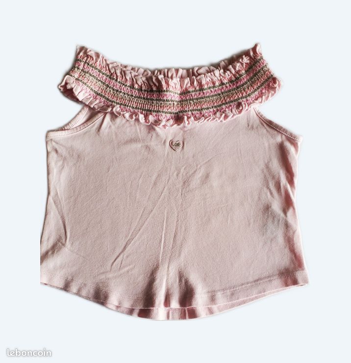 Petit haut rose enfant 5 ans (image 1)