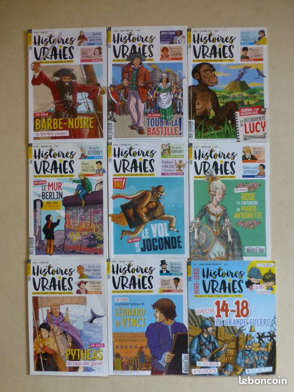 Lot de revues Histoires Vraies (image 1)