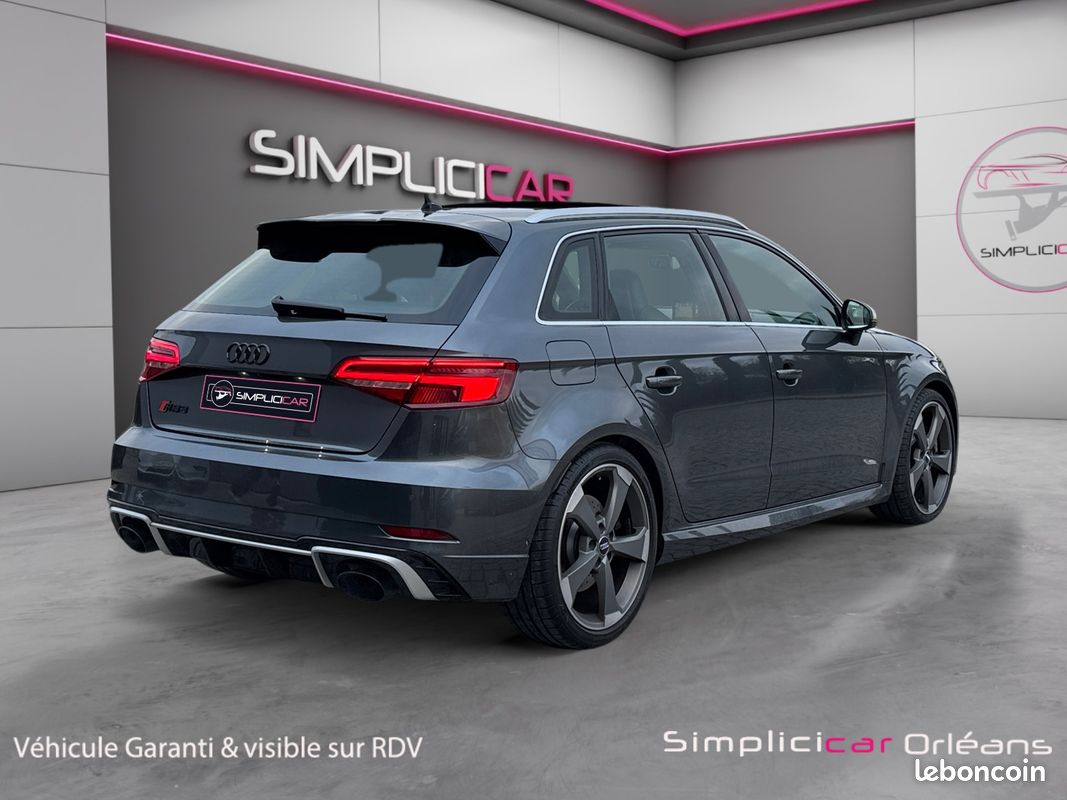 AUDI RS3 SPORTBACK 2.5 TFSI 400 QUATTRO S TRONIC Toit Ouvrant Bang & Olufsen Keyless Suivi Audi Garantie 12 mois (image 4)