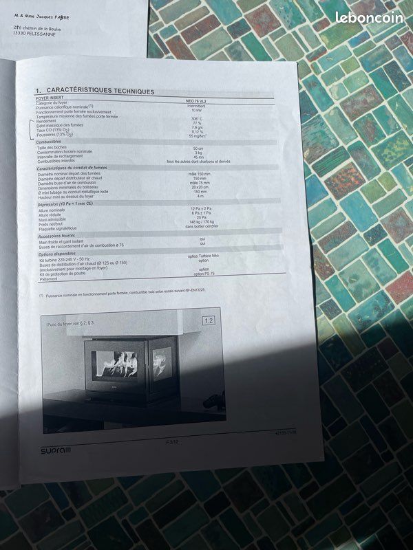 Insert de foyer cheminée supra (image 12)