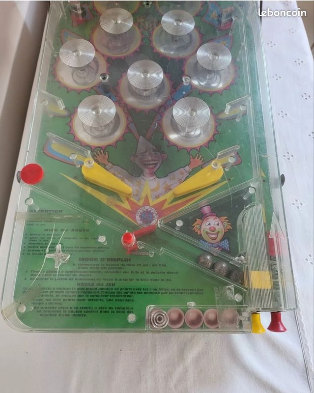 Flipper Automatique Électrique Ding-Ball Années 50-60 France Jouets | Occasion Vintage
