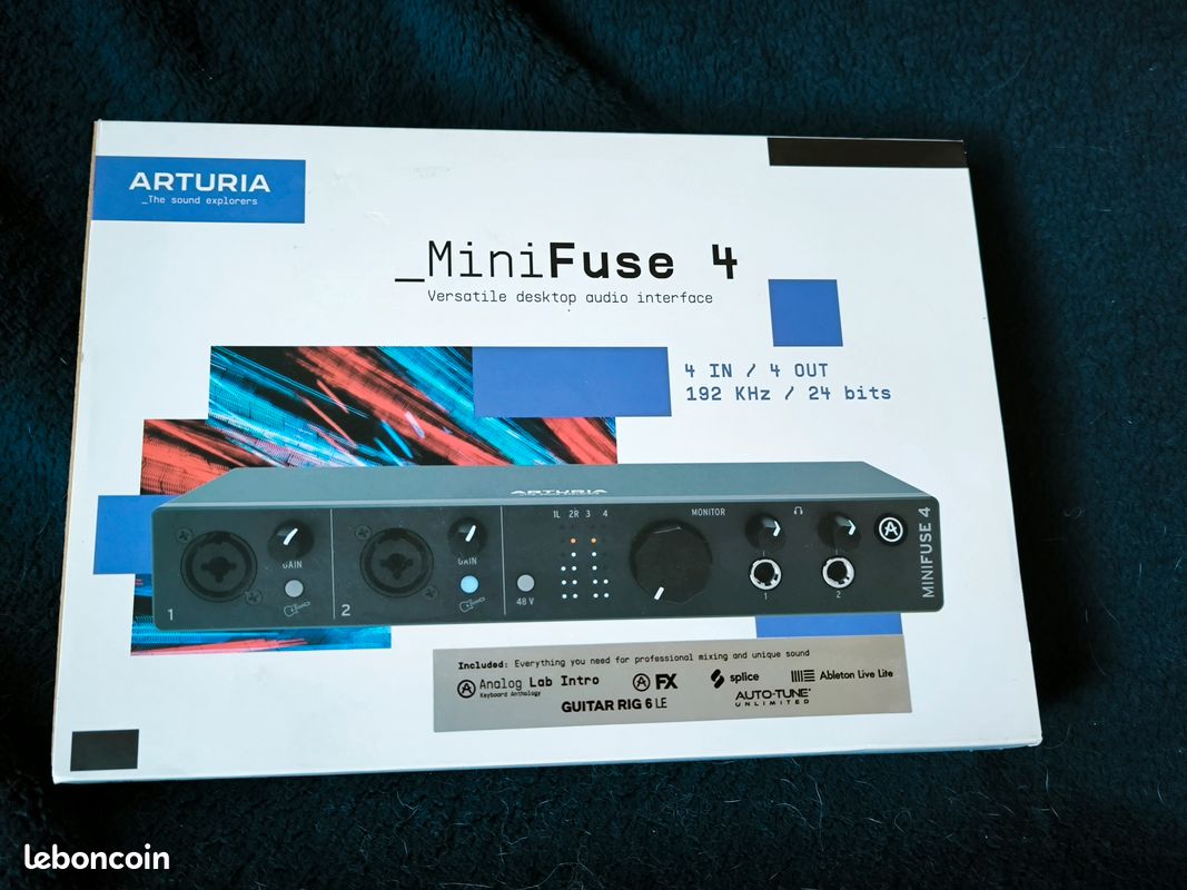 ARTURIA Minifuse 4 avec licences - Jamais utiliséee (image 1)