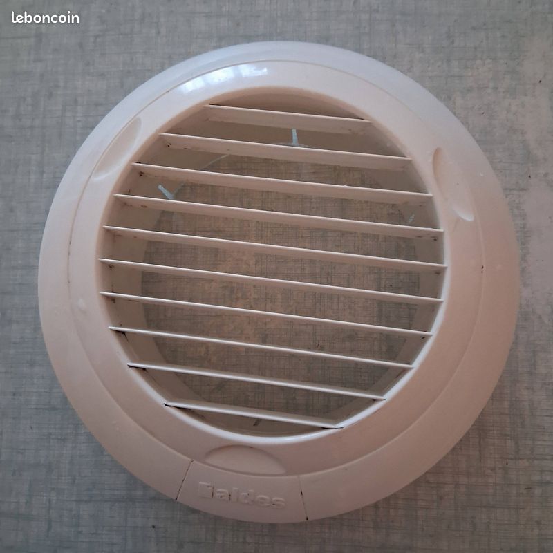 Grille Aération Cuivre Ronde 160/199mm Avec Moustiquaire - Conduit Plat Proskto