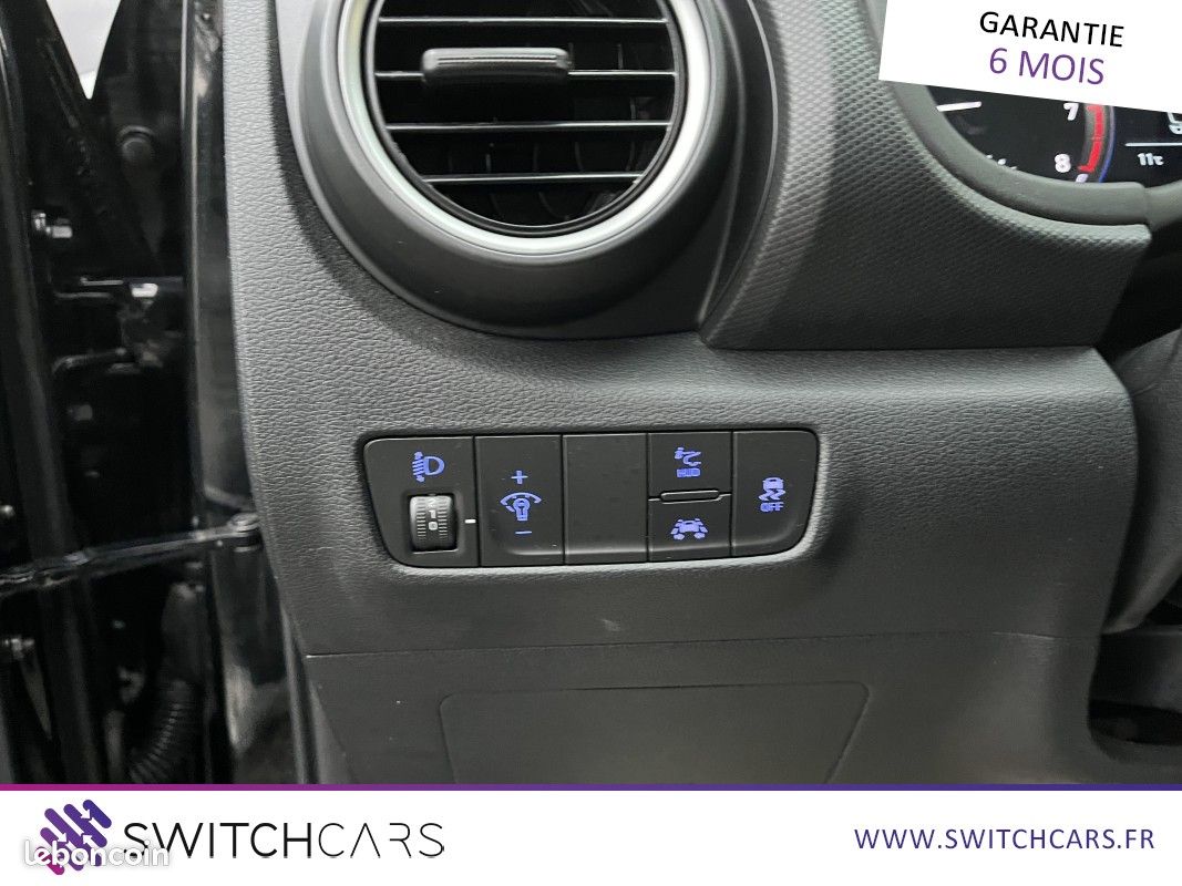 Hyundai Kona 1.0 T-GDi 120cv EDITION * CARPLAY CLIM AUTO CAMERA DE RECUL PACK SON (image 27)