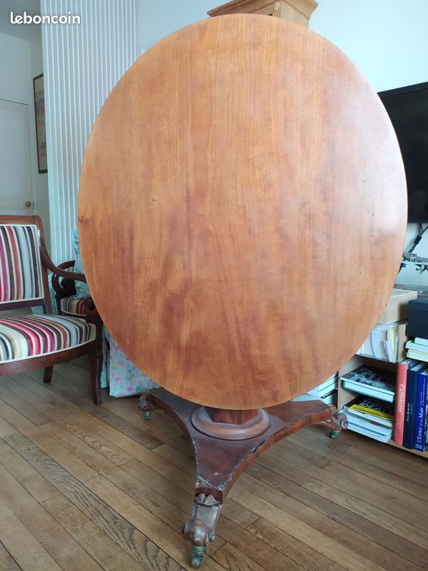 Table ovale XIXème (image 2)