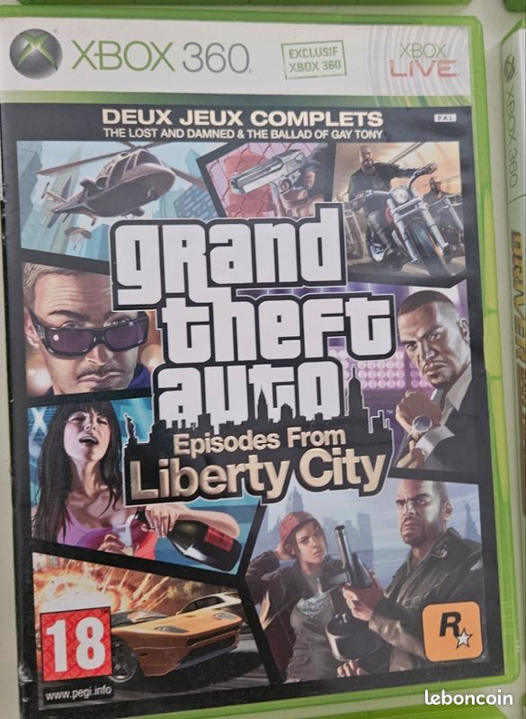 Jeu xbox 360 GTA Liberty city (image 1)