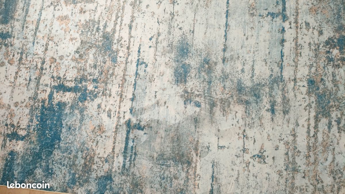 Tapis neuf bleu jamais servi (image 3)