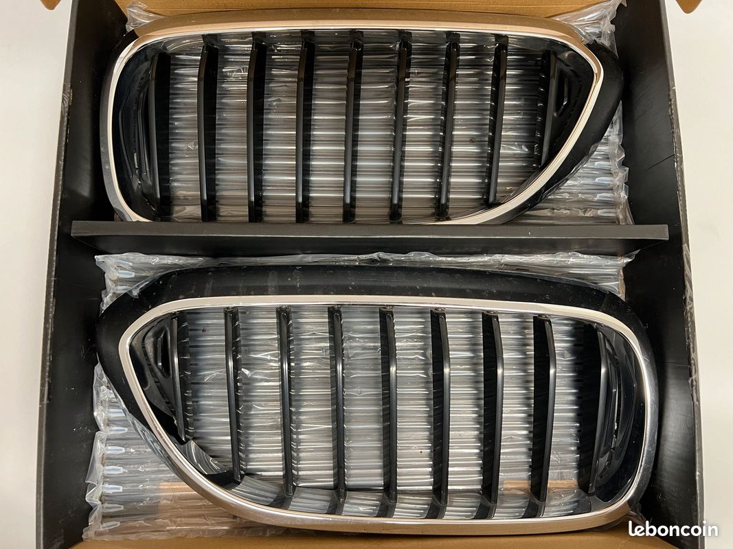 Calandre Avant Noire Brillante Pour BMW Série 5 G30 G31 F90 M5 LCI - Grille De Décoration Style M
