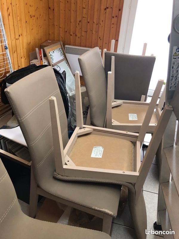 Chaises salles à manger - lot de 10 chaises (image 5)