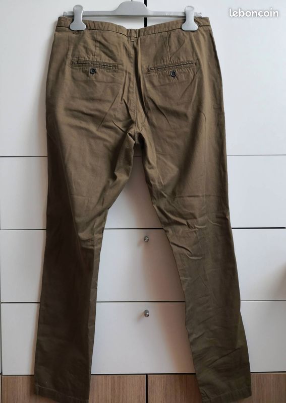 Pantalon en toile kaki LOGG, taille 40/42 (image 3)