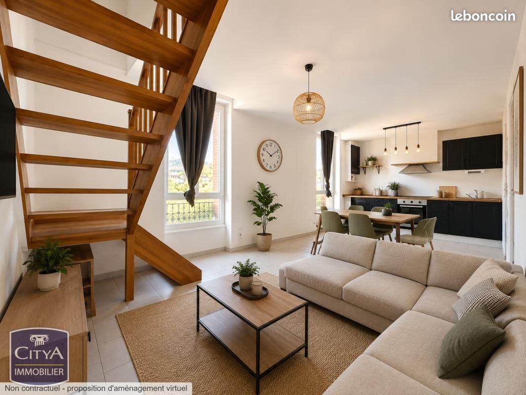 Appartement 4 pièces 62 m² · à Rive-de-Gier · 62 m² · 89 000 €