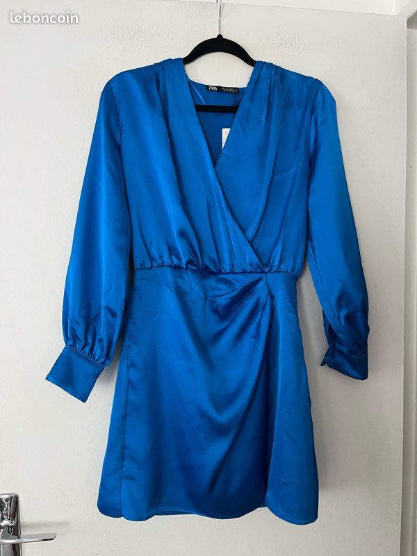 Robe Courte Robe Portefeuille Zara Robe Courte Effet Portefeuille