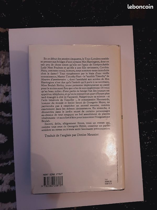 Mort sans atout, Georgette Heyer (image 2)