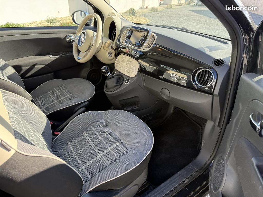 FIAT FIAT 500 1.2i - 69 2017 BERLINE Lounge PHASE 2 (image 11)