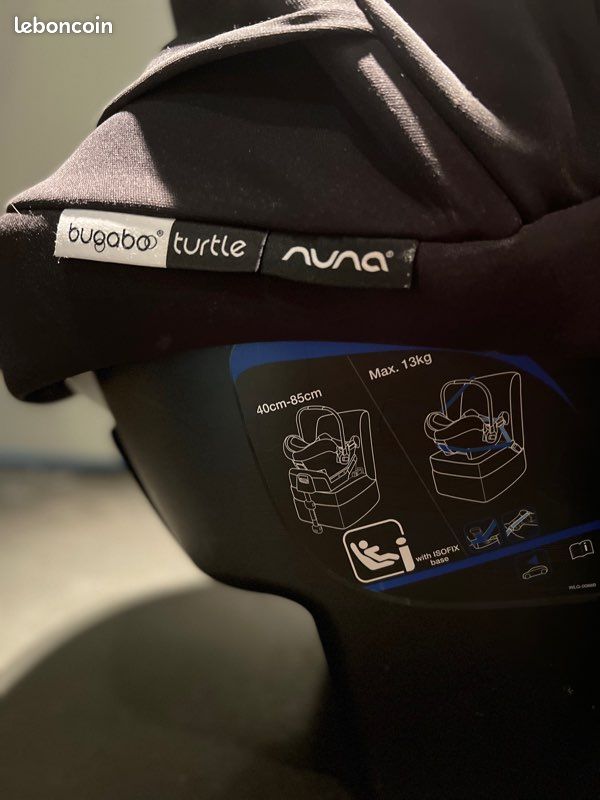 Siège auto Bugaboo Turtle Air by Nuna | Noir (image 6)