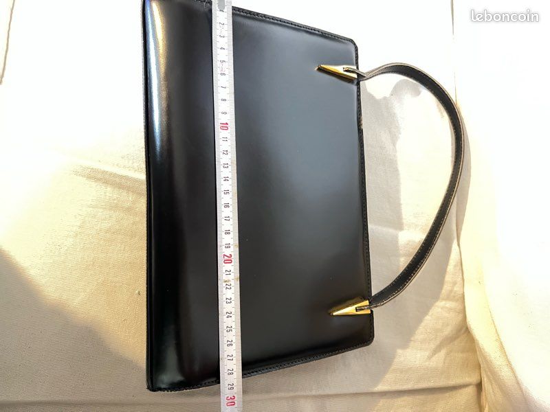 Sac a main cuir vintage (image 5)