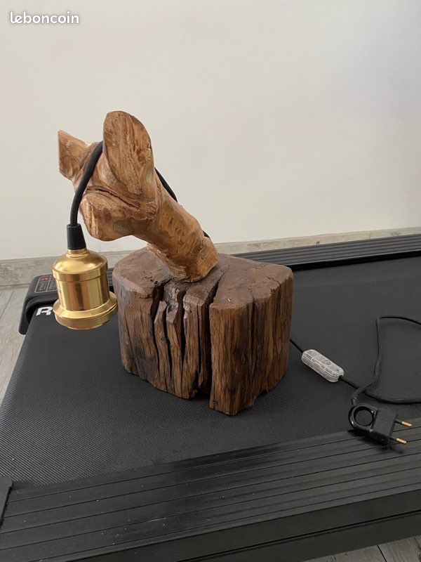 Lampe d’appoint en bois de chêne (image 2)
