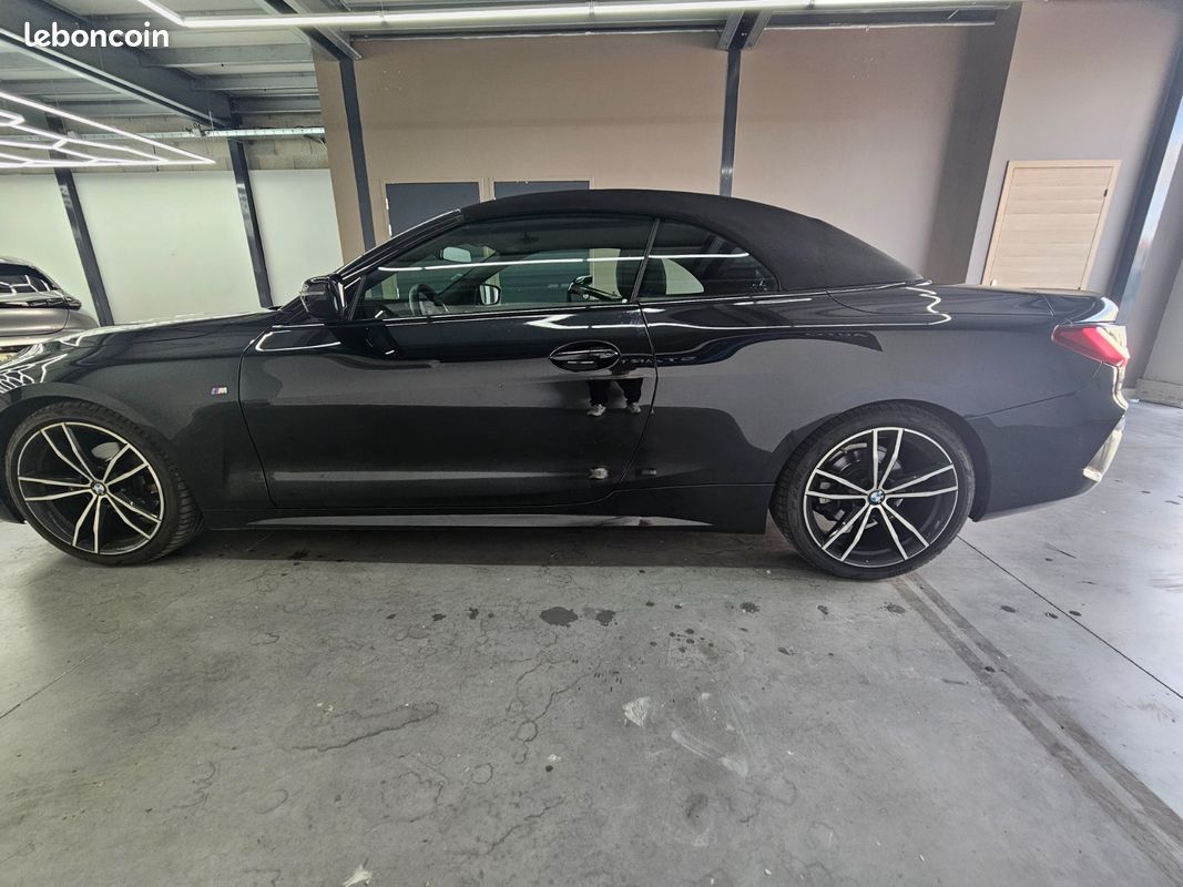 BMW 420i cabriolet M Sport / feux laser / ecrans full curvate display / siege chauffant / chauffage de nuque / régulateur auto adaptatif / feux auto / essuie-glace auto / volant chauffant / hayon ... (image 8)