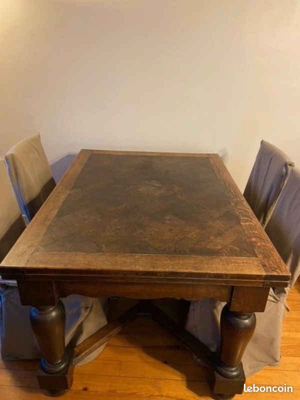 Table en bois vintage (image 1)