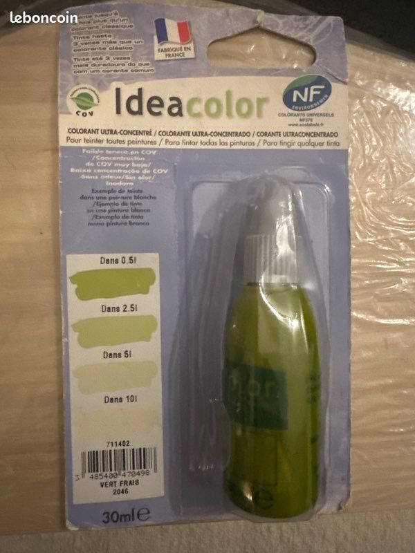Colorant peinture Vert Frais - idéal colorant (image 1)