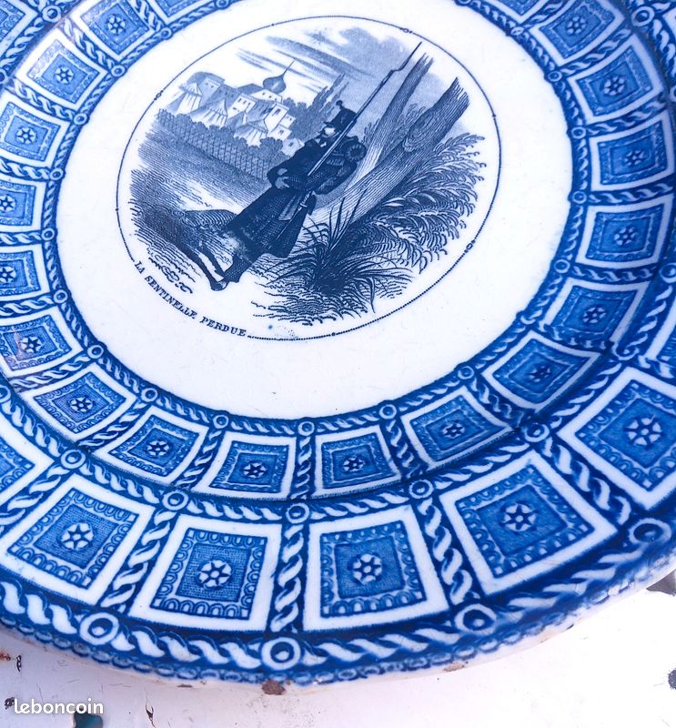 Assiettes parlantes J.Vieillard - Bordeaux XIX eme (image 5)