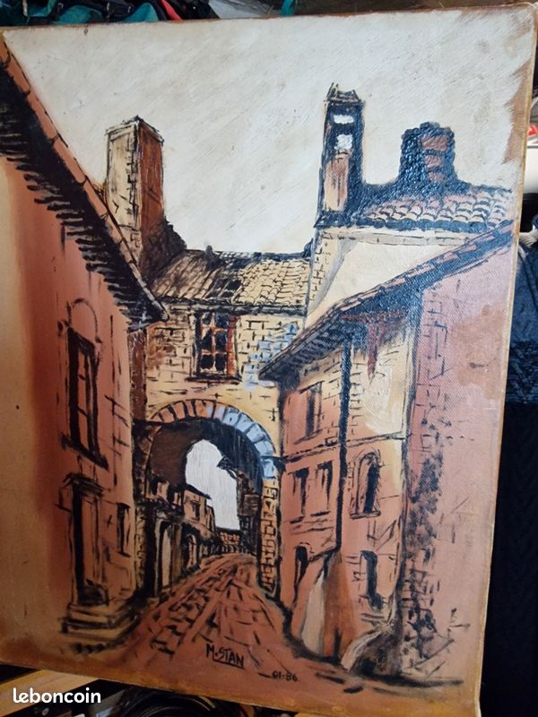 Tableau sur toile decor ruelle M.STAN 01.86 (image 3)