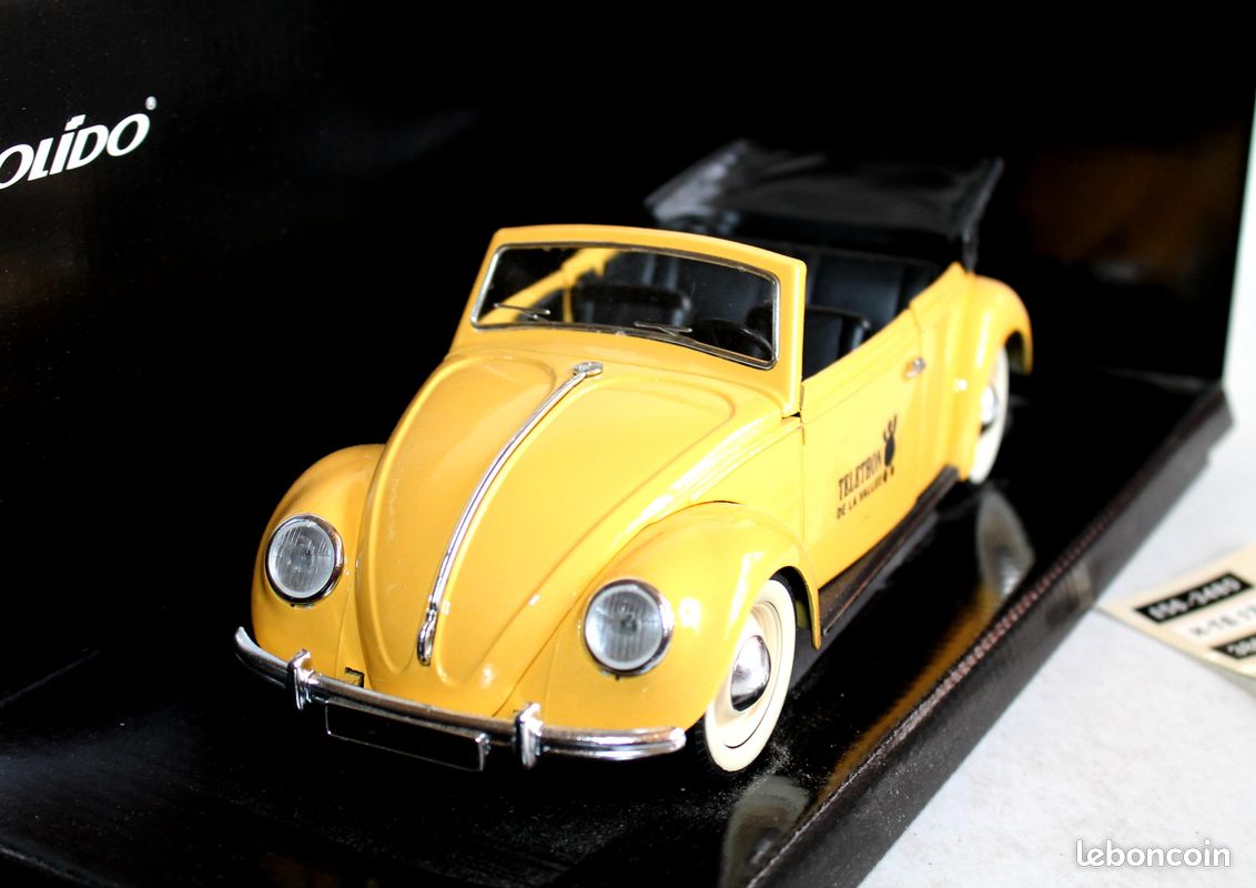 Solido Prestige échelle 1:18 VW Coccinelle | Prestige | Bourgogne | Voiture miniature moulée sous pression | Réf 8014 - France