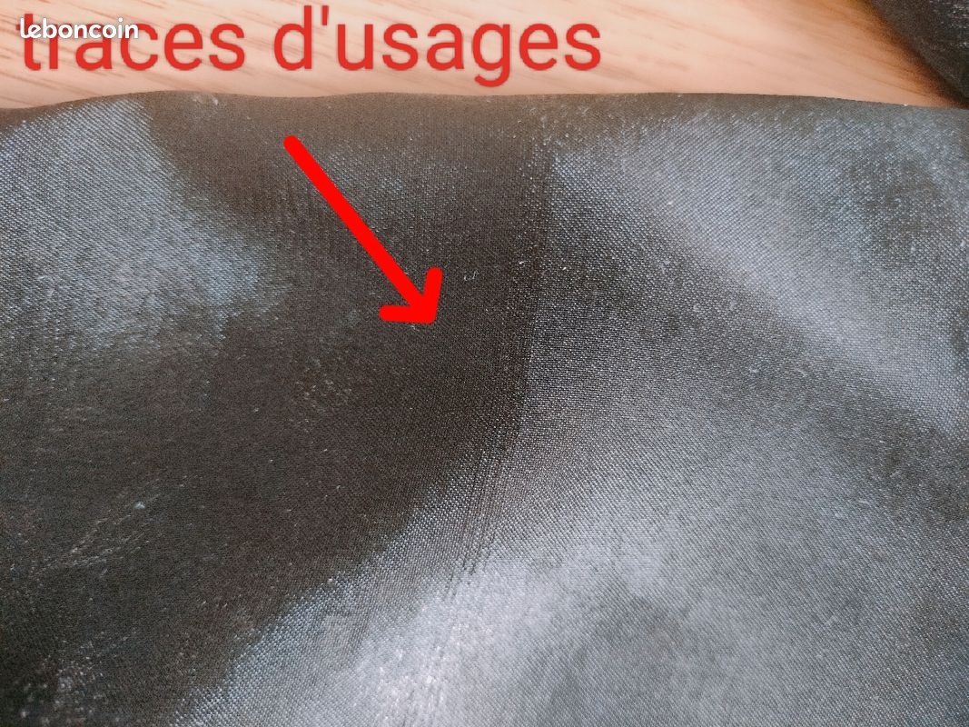 Veste veston satin imprimé floral fleurs col revers col V double boutonnage épaulettes chatoyant (image 9)