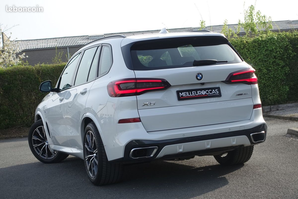 X5 X-Drive 3.0 45ea Pack M Hybride Rechargeable BVA 394ch Live Cockpit/Cuir sport/Grd Gps Europe/Caméra 3d/Carplay/Hayon électrique/LED/1*Main/Garantie 12 mois (image 2)