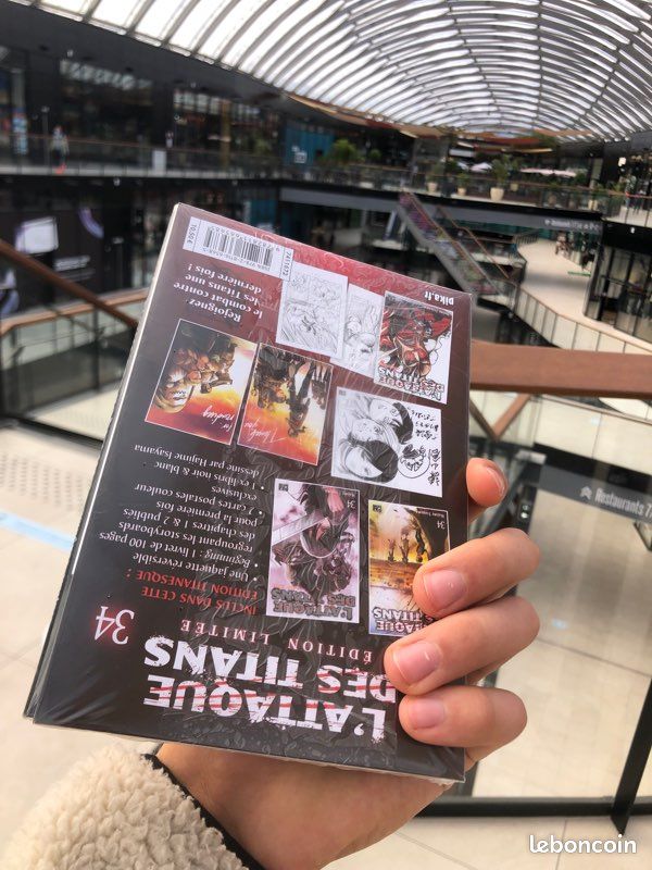 Tome 34 collector SNK attaque des titans (image 2)